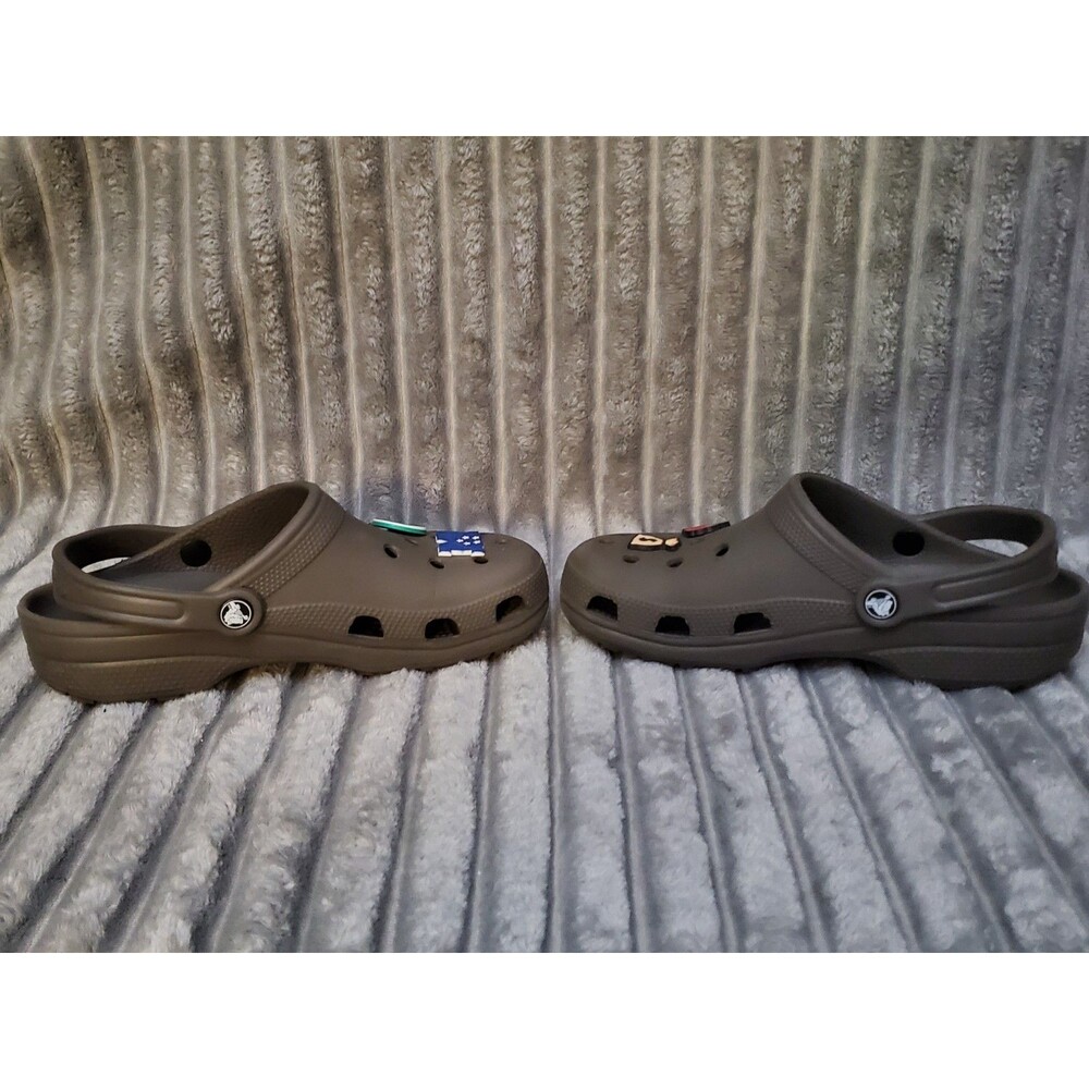 Crocs Brown Classic With Charms. Charms Are Removable Size 6 - Picture 6 of 9